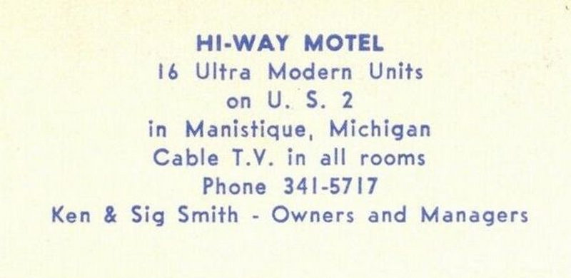 Hi-Way Motel - Postcard (newer photo)
